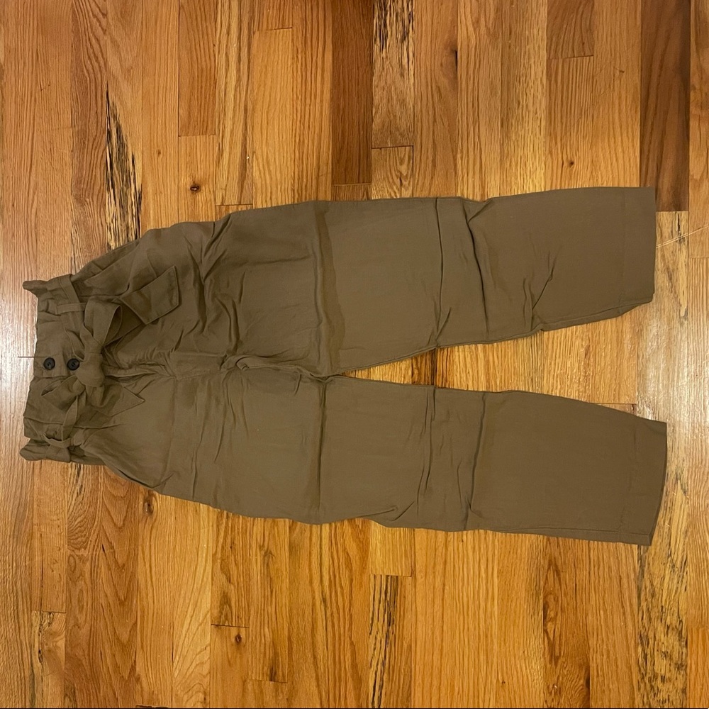 Paper bag waist trouser pants